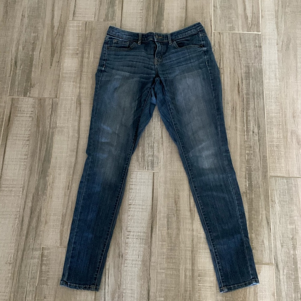 Mossimo Low Rise Skinny Denim Jeans Size 8